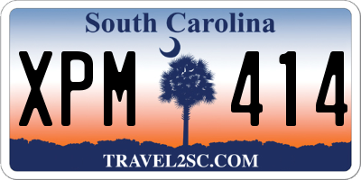 SC license plate XPM414