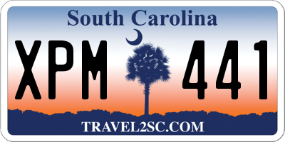 SC license plate XPM441