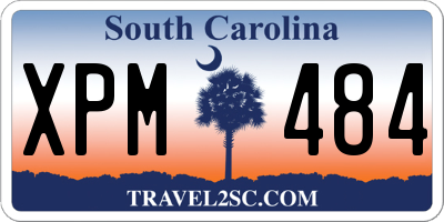 SC license plate XPM484