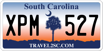 SC license plate XPM527
