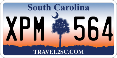 SC license plate XPM564