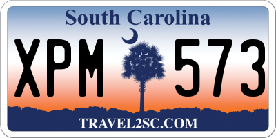 SC license plate XPM573