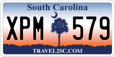 SC license plate XPM579