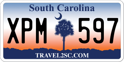 SC license plate XPM597