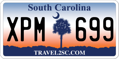 SC license plate XPM699