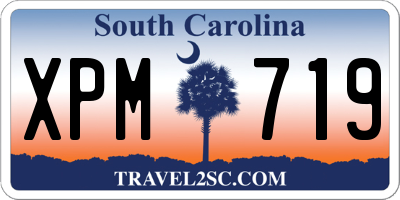 SC license plate XPM719