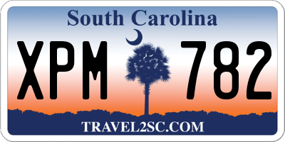 SC license plate XPM782