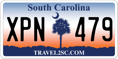 SC license plate XPN479