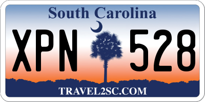 SC license plate XPN528