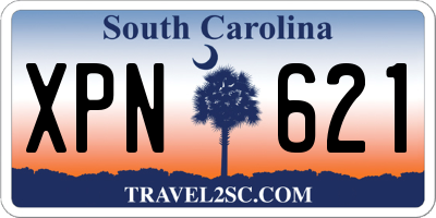 SC license plate XPN621