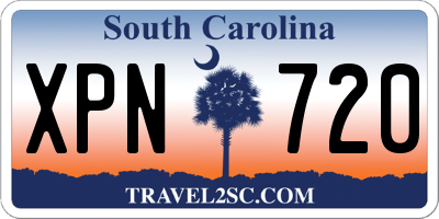 SC license plate XPN720