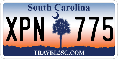 SC license plate XPN775