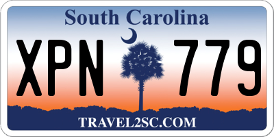 SC license plate XPN779