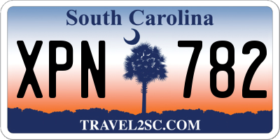 SC license plate XPN782