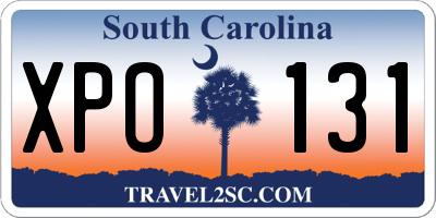 SC license plate XPO131