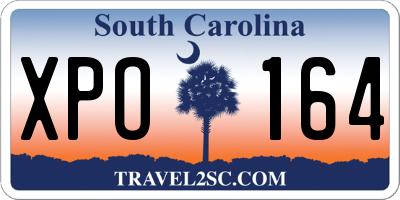 SC license plate XPO164