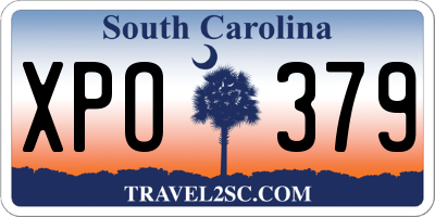SC license plate XPO379