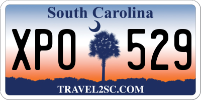 SC license plate XPO529