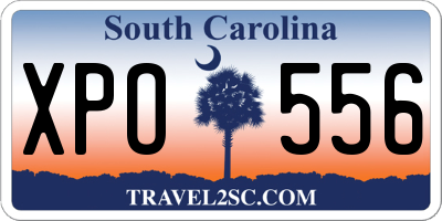 SC license plate XPO556