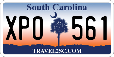 SC license plate XPO561
