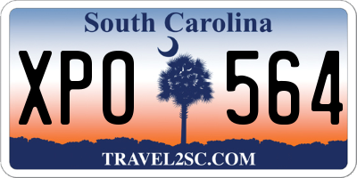 SC license plate XPO564