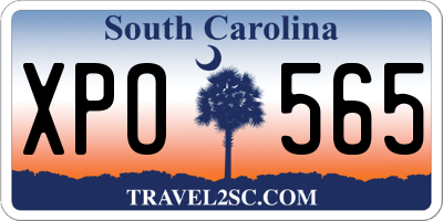 SC license plate XPO565