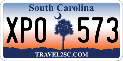 SC license plate XPO573