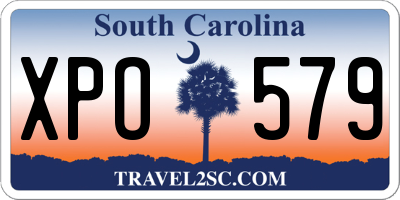 SC license plate XPO579
