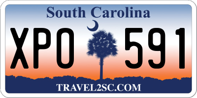 SC license plate XPO591