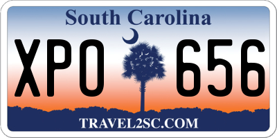 SC license plate XPO656
