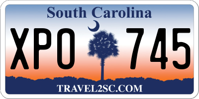 SC license plate XPO745
