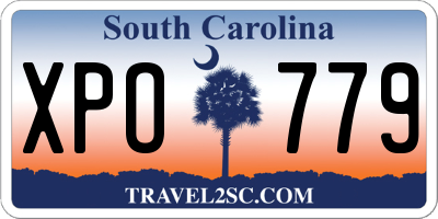 SC license plate XPO779