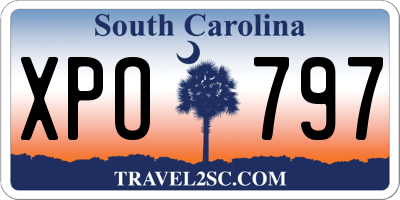 SC license plate XPO797