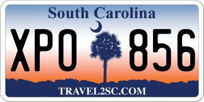 SC license plate XPO856