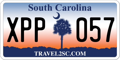 SC license plate XPP057