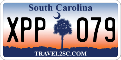 SC license plate XPP079