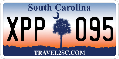 SC license plate XPP095