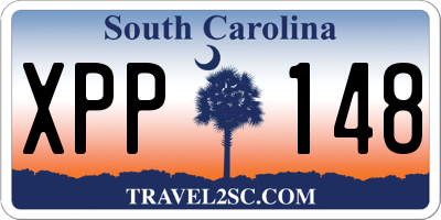SC license plate XPP148