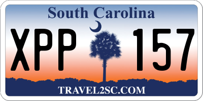 SC license plate XPP157