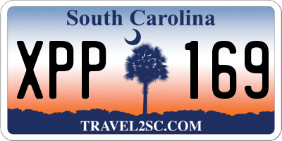 SC license plate XPP169