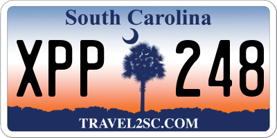 SC license plate XPP248