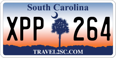 SC license plate XPP264