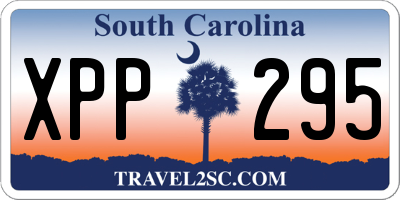SC license plate XPP295