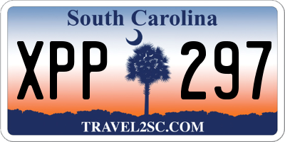 SC license plate XPP297
