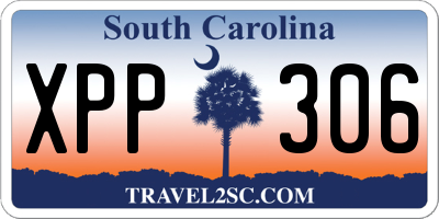 SC license plate XPP306