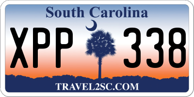 SC license plate XPP338