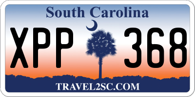 SC license plate XPP368