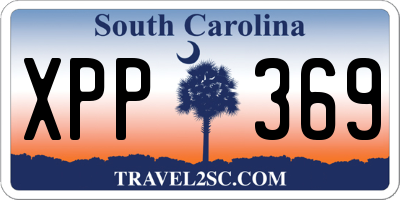 SC license plate XPP369