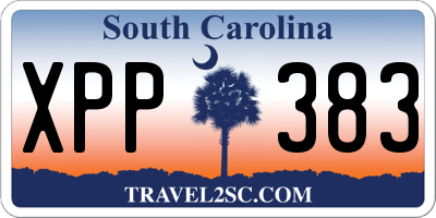 SC license plate XPP383