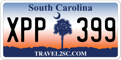 SC license plate XPP399